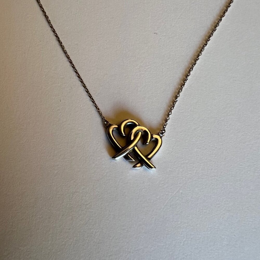 Tiffany Interlocking Heart Necklace